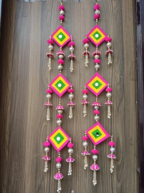 Nutts Traditional Decorative Multicolour Kite Hanging | Decorative MDF Kite Hanging for Makar Sankranti Festival Home Door Decoration (KITEH12)