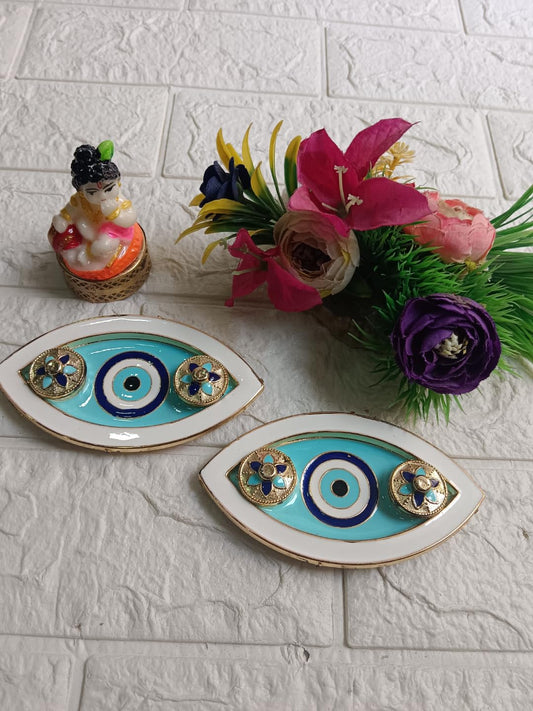 Nutts Decorative Krishna Ji Pooja Thali Traditional Festival Puja Plate for Diwali Navratri Housewarming Temple Rituals Home Decoration (PoojaP27-3)
