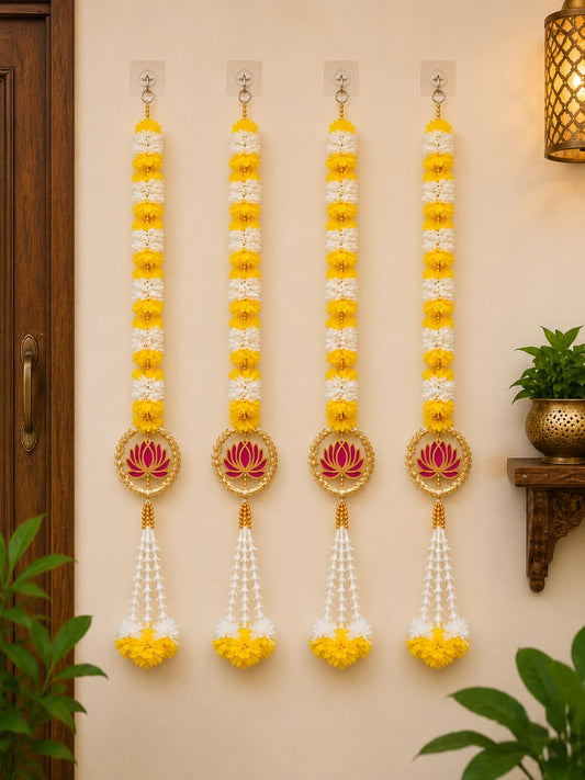 Nutts Handcrafted Decorative Lotus Hanging | Traditional Designer MDF Lotus Hanging for Decoration (Lotus 193)