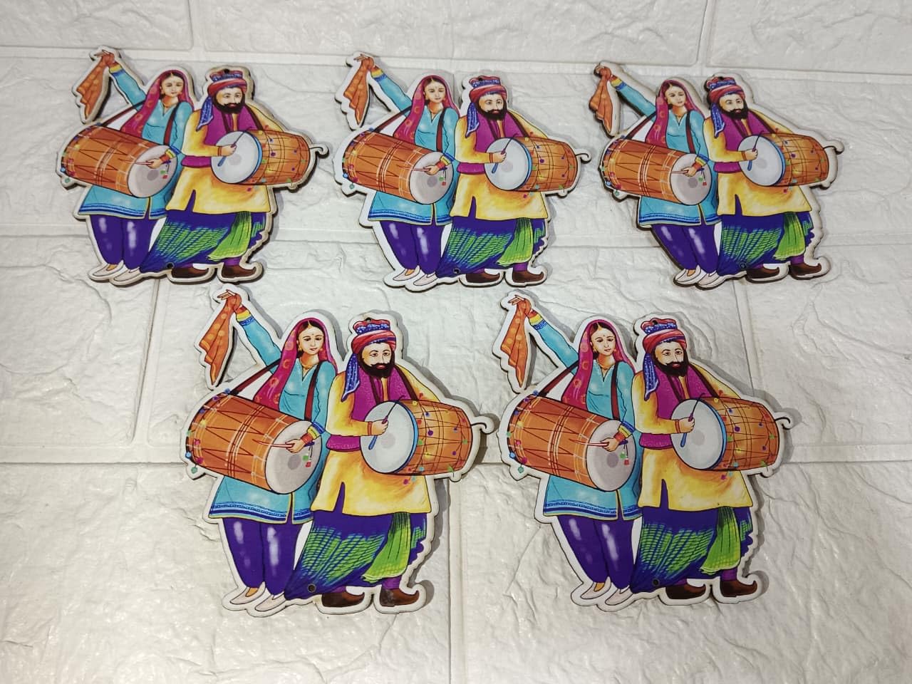 Nutts Traditional Lohri Agni MDF | Happy Lohri Utsav MDF | Warm Wishes Lohri | Lohri Parv Celebration MDF | MDF for Decoration (RM-MDF52)