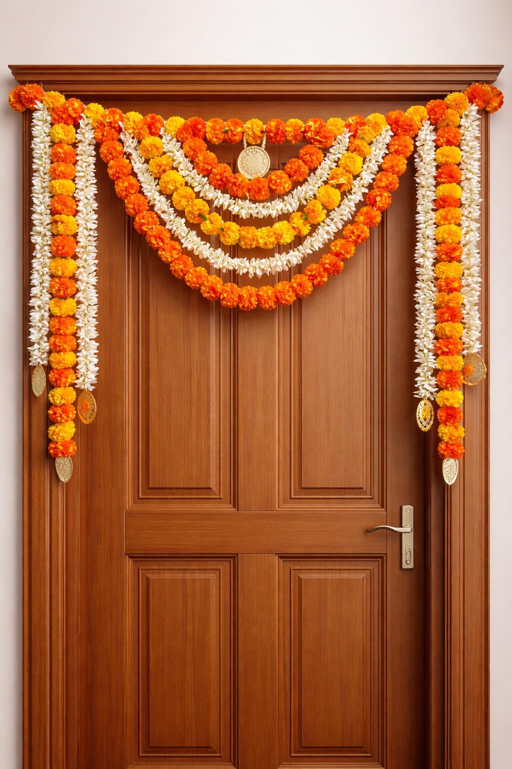 Sellplus Handmade Bandhanwar Decorations | Traditional Bandhanwar Toran Hanging for Entrance Door Wedding Festival Decoration (Pack of 1) (BDHW281)