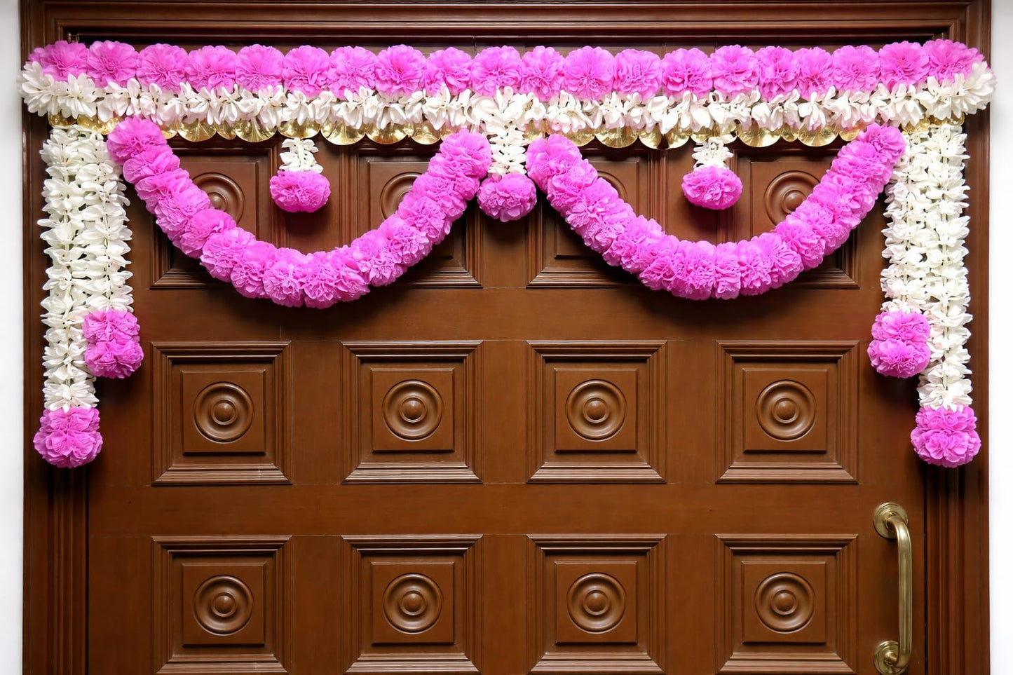 Sellplus Handmade Bandhanwar Decorations | Traditional Bandhanwar Toran Hanging for Entrance Door Wedding Festival Decoration (Pack of 1) (BDHW282)