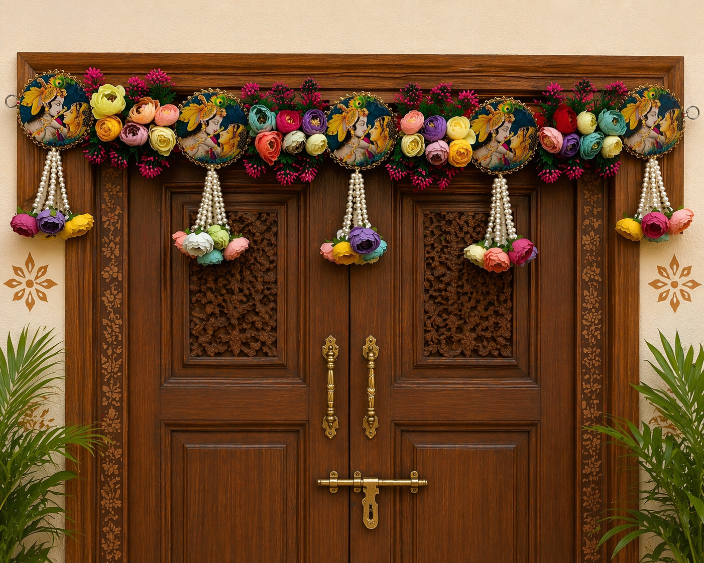 Nutts Handmade Traditional Bandhanwar Door Hanging