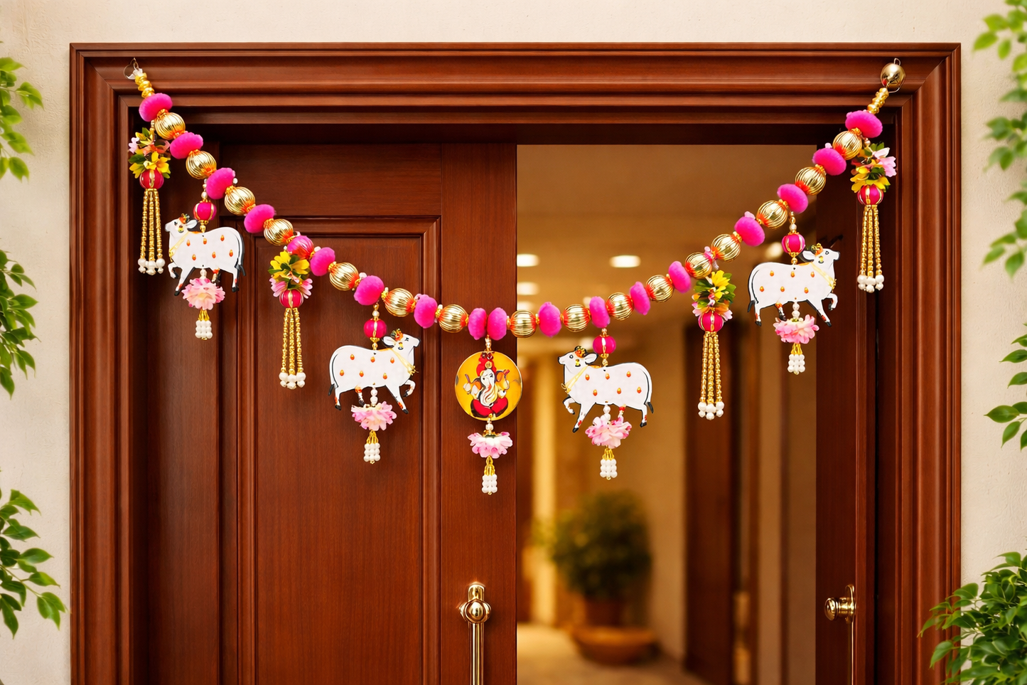 Nutts Elegant Bandhanwar Door Hanging for Indian Home Décor