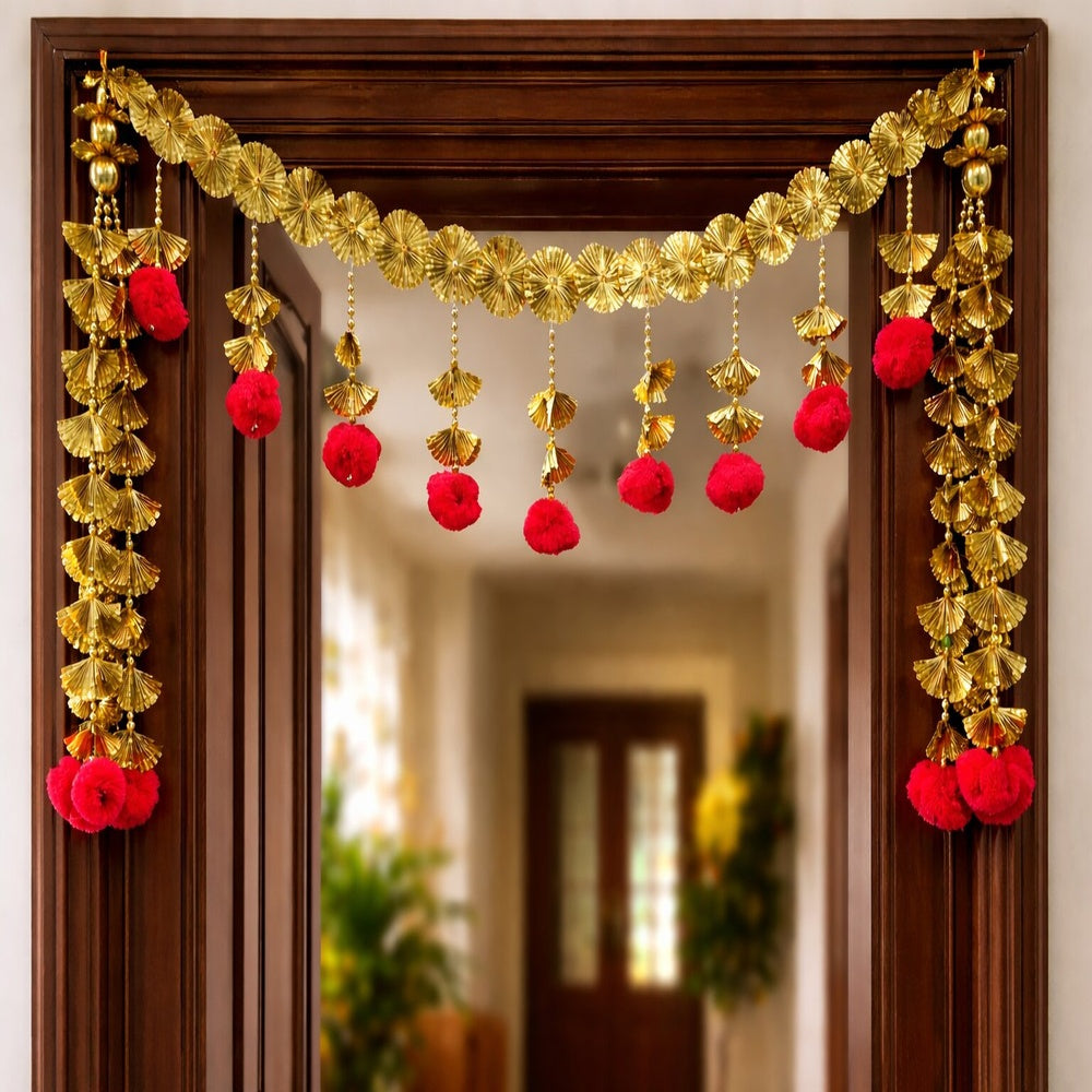 Nutts Traditional Bandhanwar Hanging for Door Decor