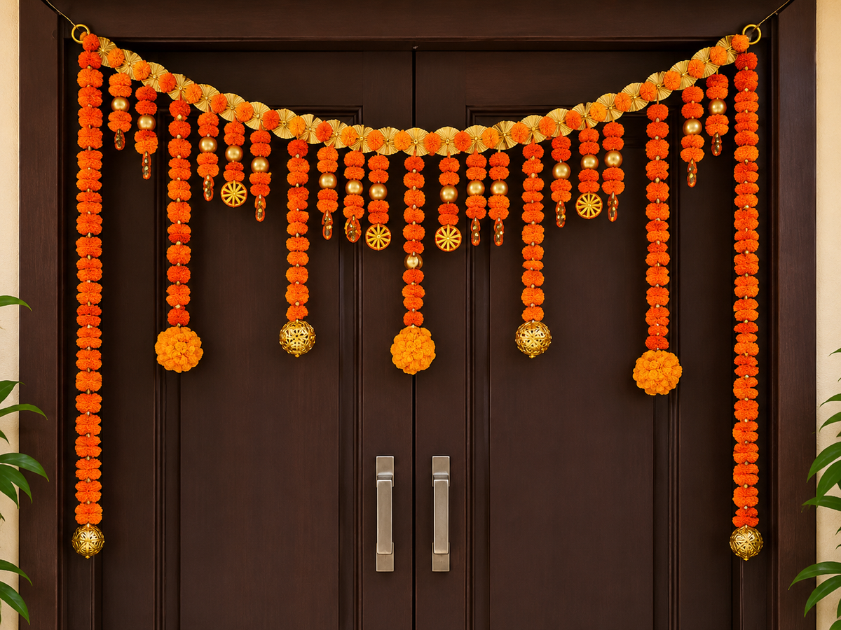 Nutts Decorative Bandhanwar For Home Festival Room  Decoration