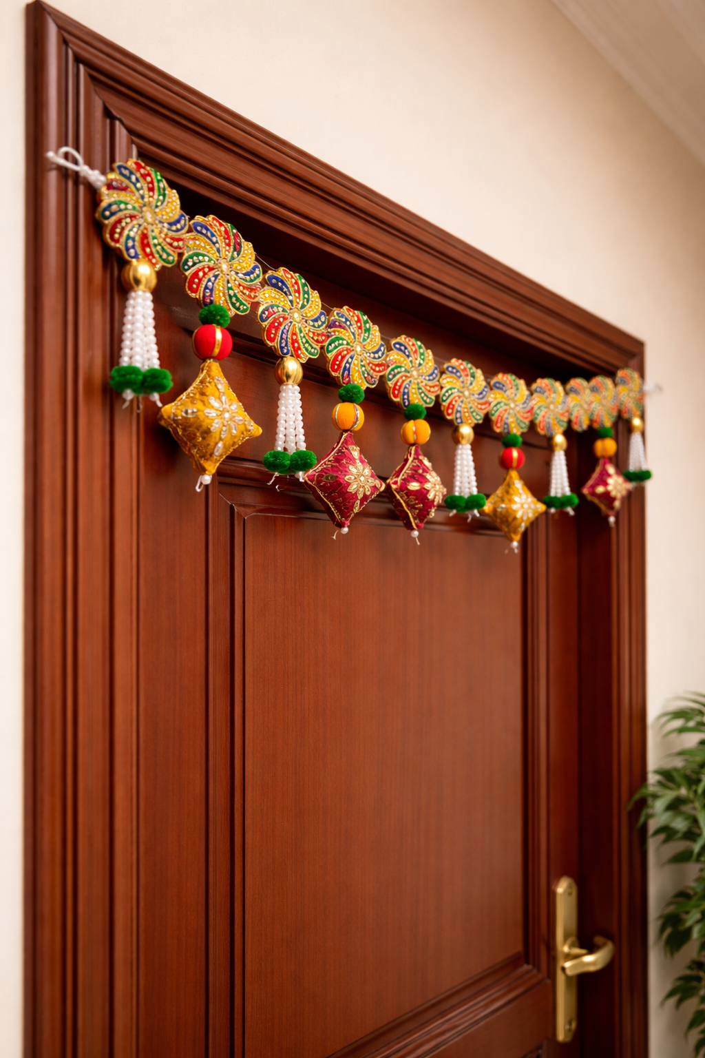 Nutts Decorative Bandhanwar Toran for Festive Door Decor