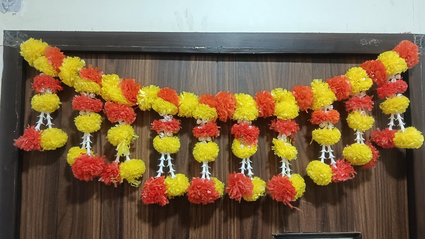 Sellplus Handmade Bandhanwar Decorative | Designer Bandhanwar Toran for Main Door Mandir Entrance Festive Home Decor (Pack of 1) (BDHW498)