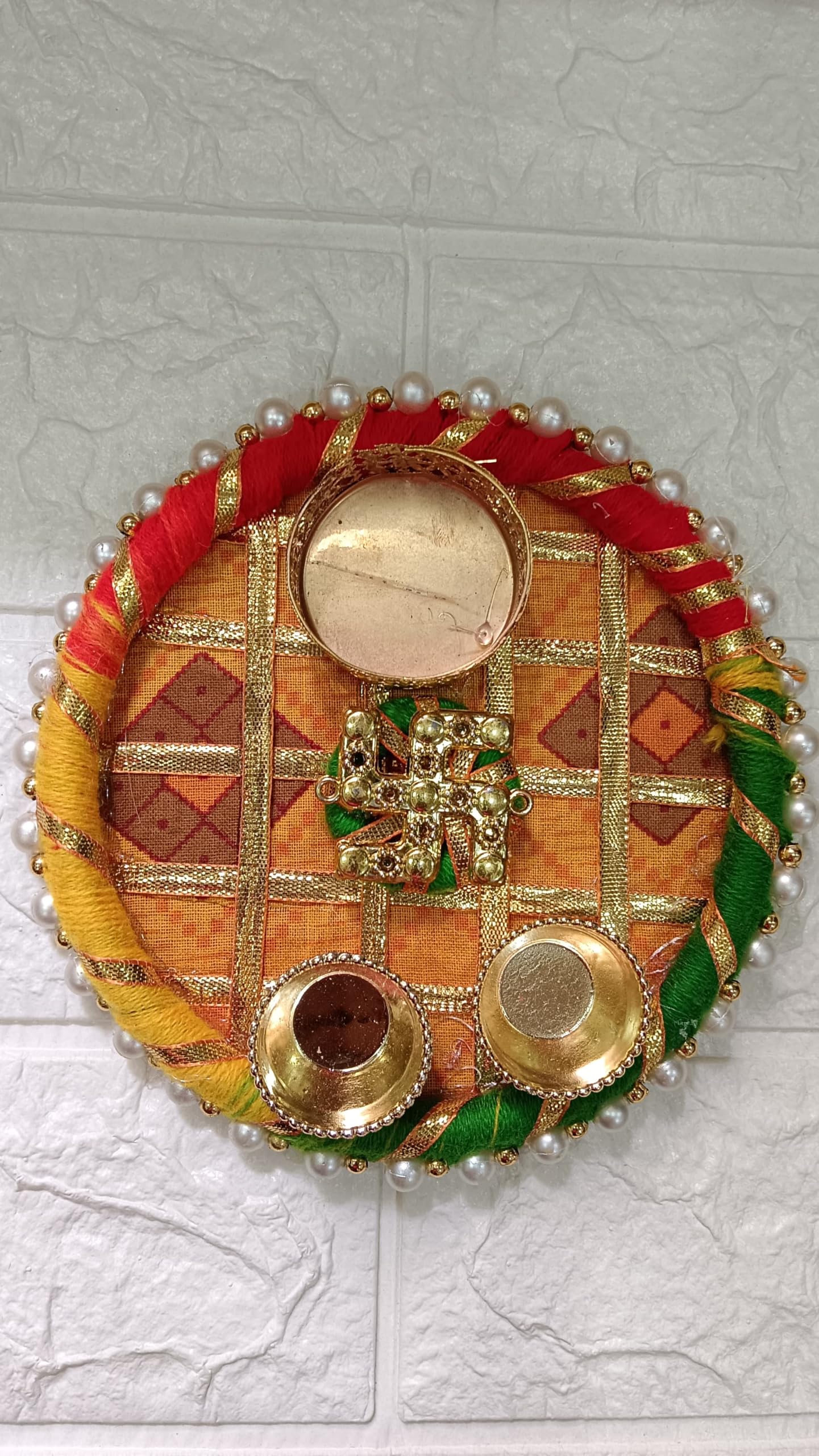 Nutts Decorative Traditional Pooja Festival Prayer with Elegant Design for Daily Worship Temple Home Celebration Spiritual Ritual Use(Pack Of 1) (PoojaP05)