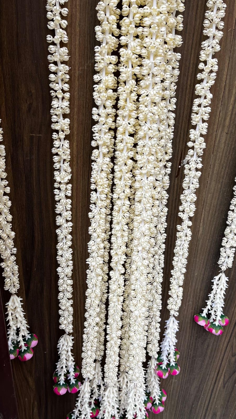 Nutts Handmade Decorative Mogra Bell Beads Hanging | Traditional Mogrra Hanging for Festival Decoration | Toran for Home Decor (MOGRAH09)