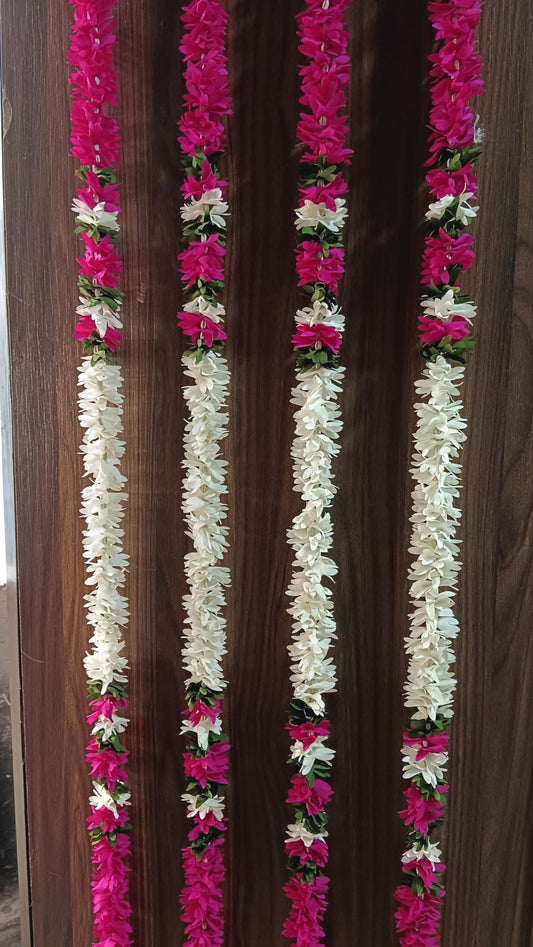 Nutts Handmade Floral Paper Gajra Hanging Decorations | Traditional Decorative Paper Gajra | Home Entrance Decor Hanging (PAPERG37)