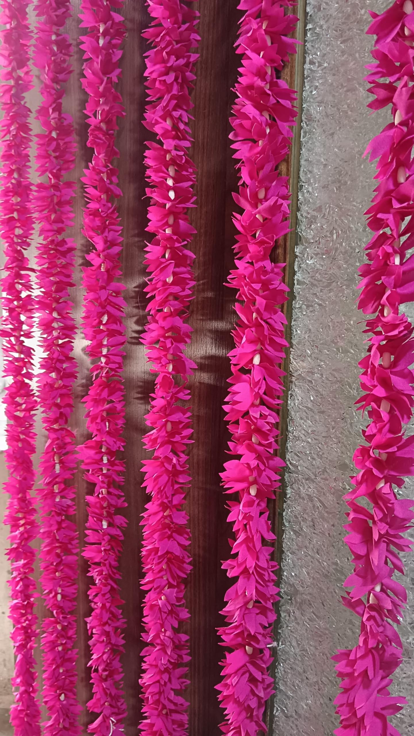 Nutts Handmade Floral Paper Gajra Hanging Decorations | Traditional Decorative Paper Gajra | Home Entrance Decor Hanging (PAPERG38-2)