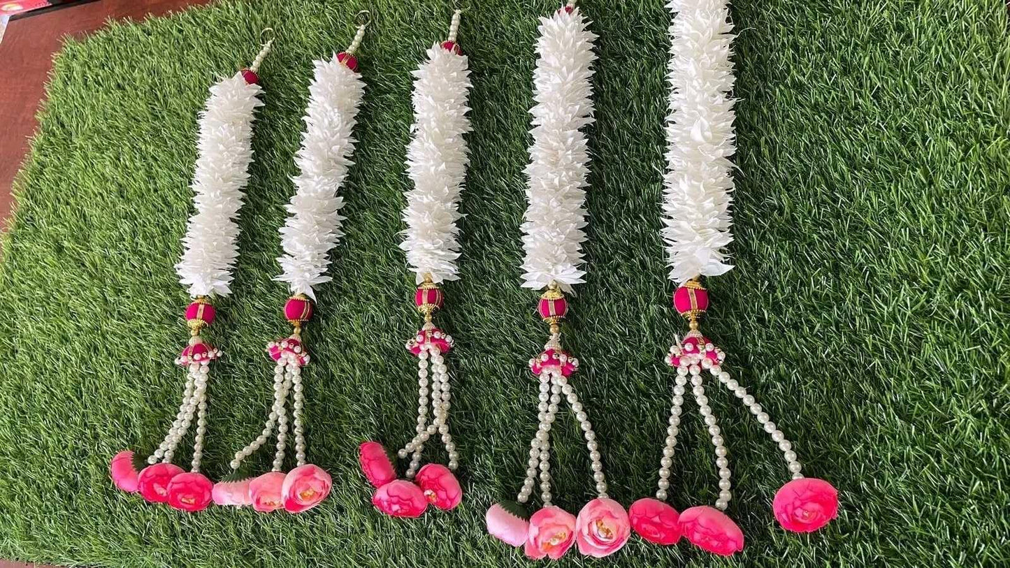 Nutts Handmade Paper Gajra Hanging Decorative | Traditonal Hanging for Paper Gajra Decorations for Walls Hanging Decor (PAPERG100)