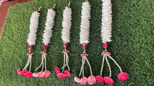 Nutts Handmade Paper Gajra Hanging Decorative | Traditonal Hanging for Paper Gajra Decorations for Walls Hanging Decor (PAPERG100)