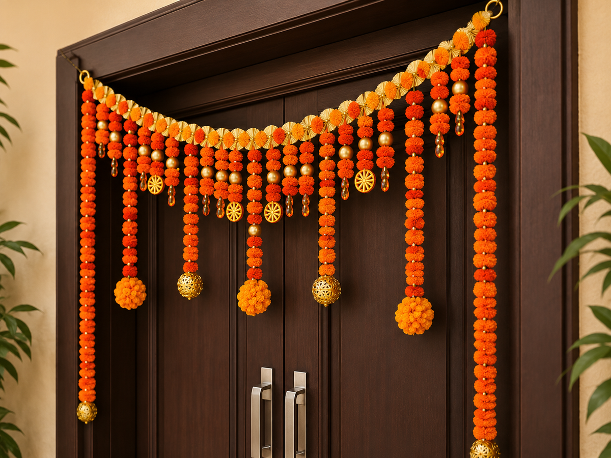Nutts Decorative Bandhanwar For Home Festival Room  Decoration
