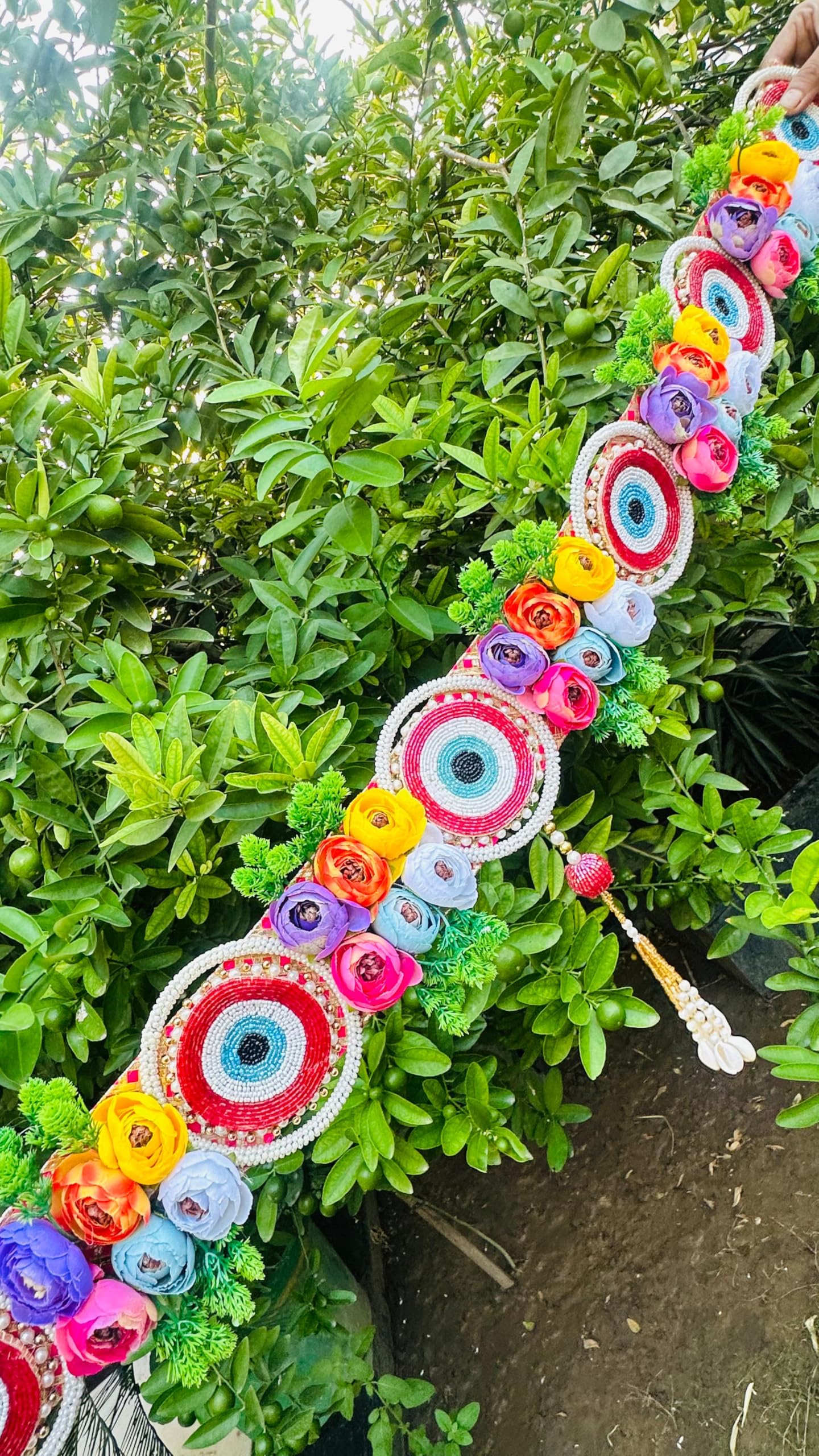 SellPlus Beautifully Crafted Bandhanwar that enhances the Look of Your Main Door and adds a Rich Traditional Touch to Your Home décor. (BDHW85)