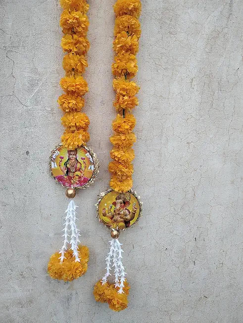 Nutts Handmade Decorative Multicolour Hanging | Traditional MDF Hanging for Festival Decoration | Divine Toran for Home and Office Decor (MDF-SH06)