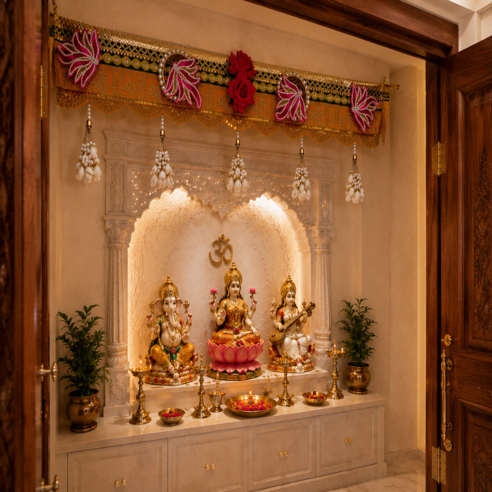 Nutts Festive Bandhanwar for Home Entrance and Pooja Décor