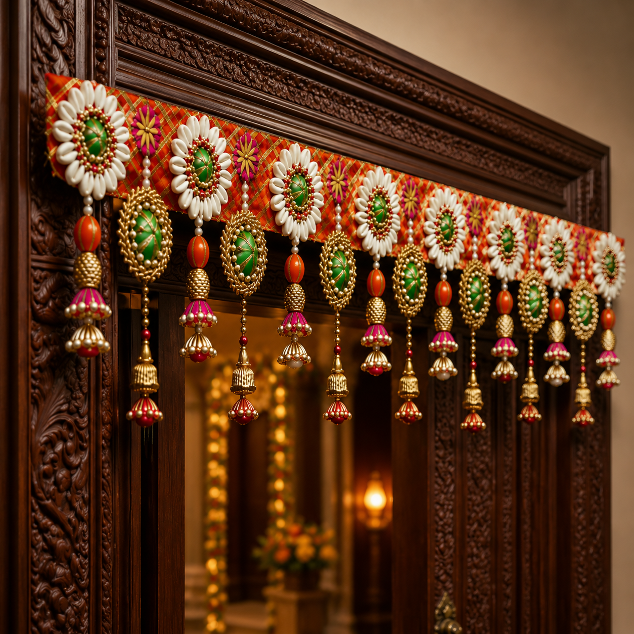 Nutts Decorative Ethnic Bandhanwar for Traditional Home Styling