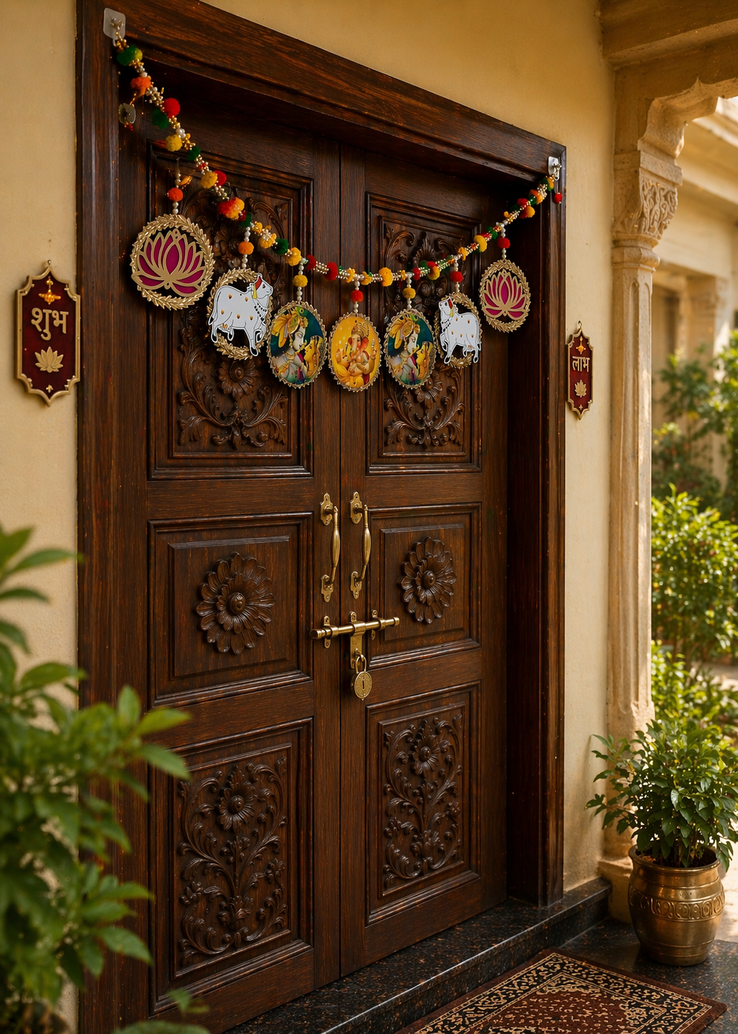 Nutts Ethnic Door Decor Bandhanwar for Festivals