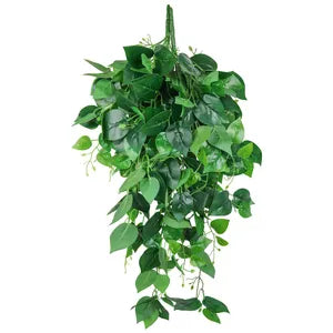 Green Artificial Plants Vine Hanging Plastic ery Leaves Garland for Hanging