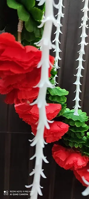 Artificial Marigold Flower Garlands Chandelier, JHoomar (Reusable Flowers Hanging)
