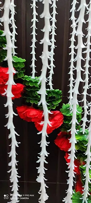 Artificial Marigold Flower Garlands Chandelier, JHoomar (Reusable Flowers Hanging)