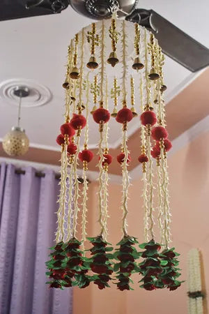 Artificial Marigold Flower Garlands, JHoomar (Reusable Flowers Hanging)