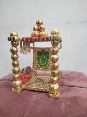 Small Mandir for Bhagwan Moorti for Home Faith Temple Pooja Mandir Handicraft Temple
