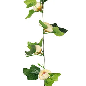 Peach Artificial Flower Vine Hanging Silk Peony Garland for Wedding Venue Backdrops Flower Baby Showers and Event Decor