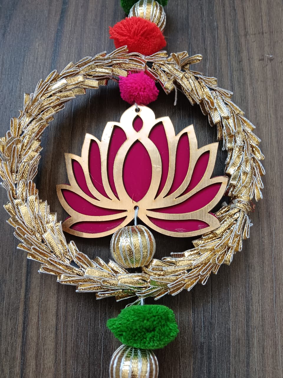 Nutts Lotus Wall Hanging For Home Temple And Mandir Decoration