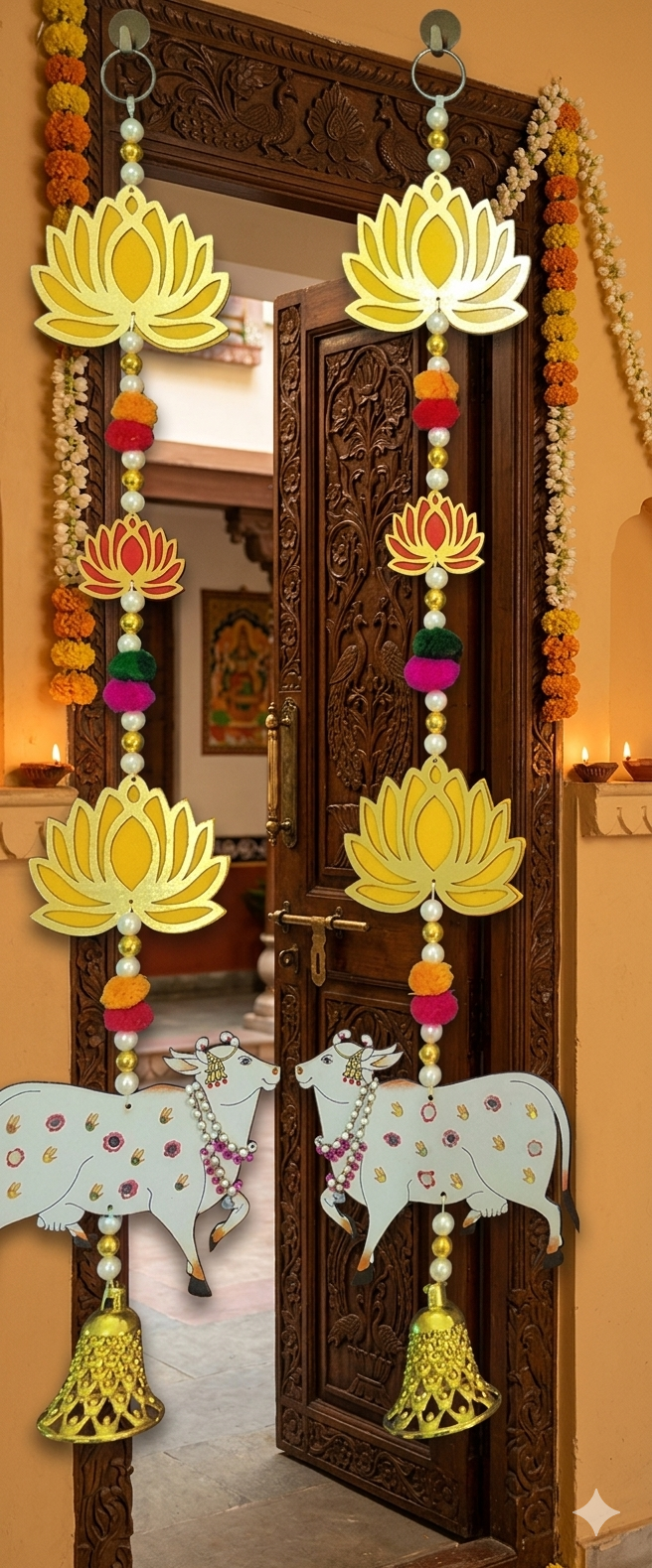 Nutts Lotus Wall Hanging Premium Home Decor For Living Room Styling