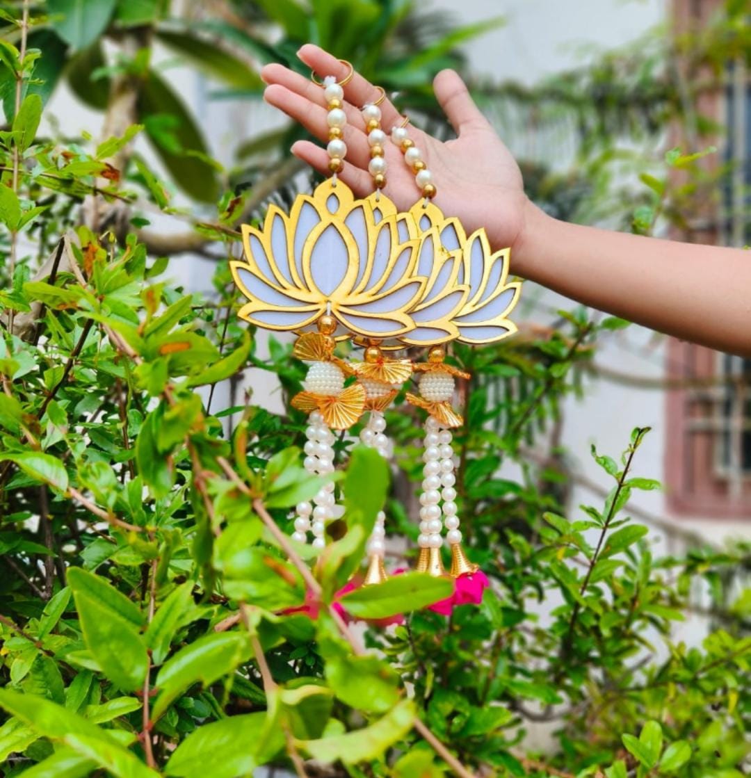 Nutts Lotus Hanging Elegant Wall Decor For Home Interiors