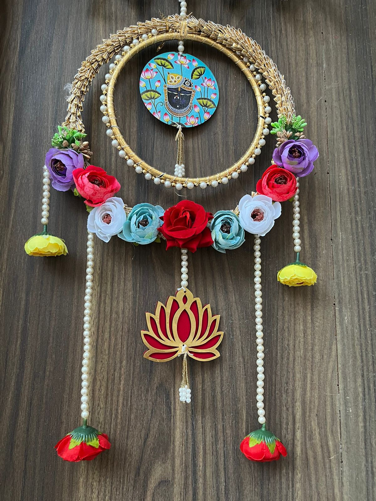 Nutts Lotus Hanging Decorative Wall Accent For Modern Homes