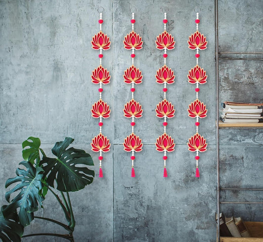 Nutts Lotus Hanging Elegant Piece For Bedroom Wall Decor