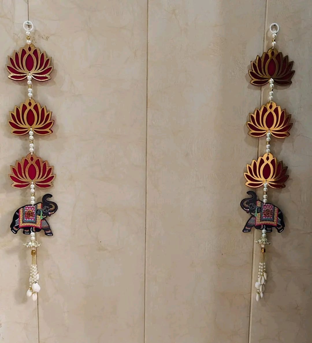 Nutts Lotus Hanging Stylish Wall Accent For Home Decoration