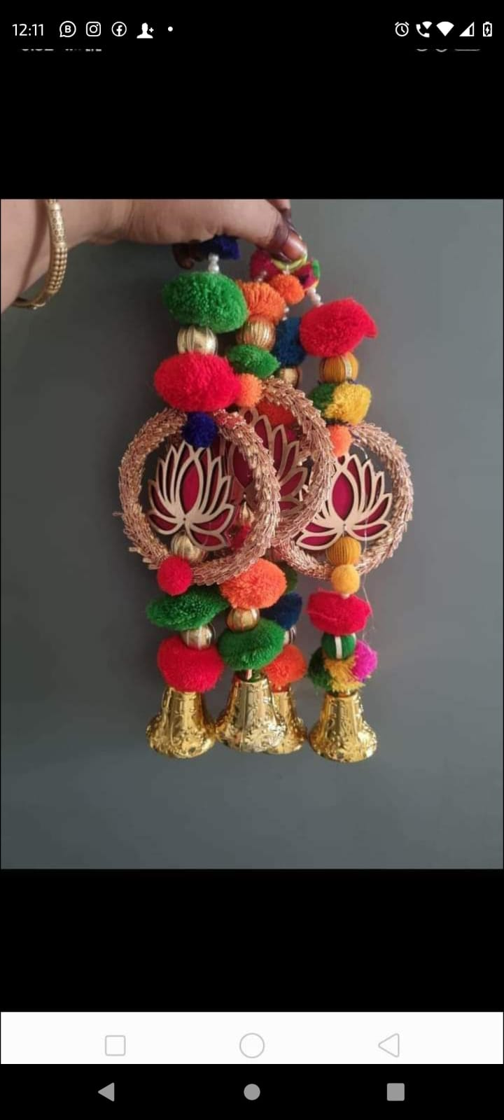 Nutts Lotus Wall Hanging For Home Temple And Mandir Decoration