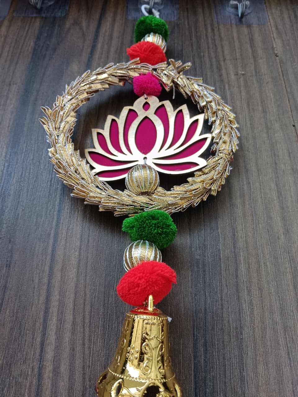 Nutts Lotus Wall Hanging For Home Temple And Mandir Decoration