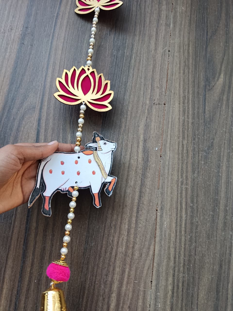 Nutts Lotus Hanging Decorative Piece For Spiritual Home Styling