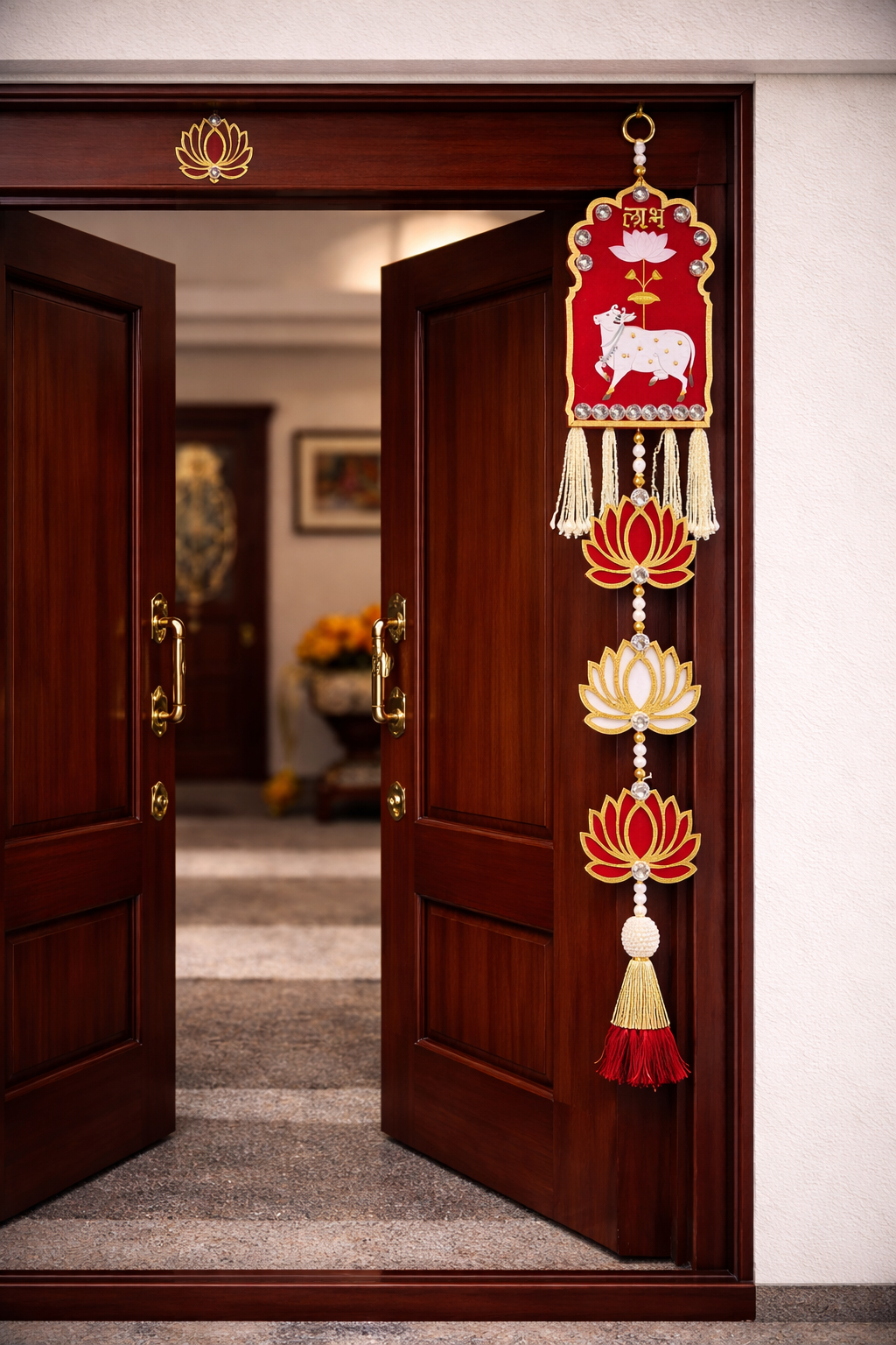 Nutts Lotus Hanging Modern Wall Decor For Stylish Living Spaces