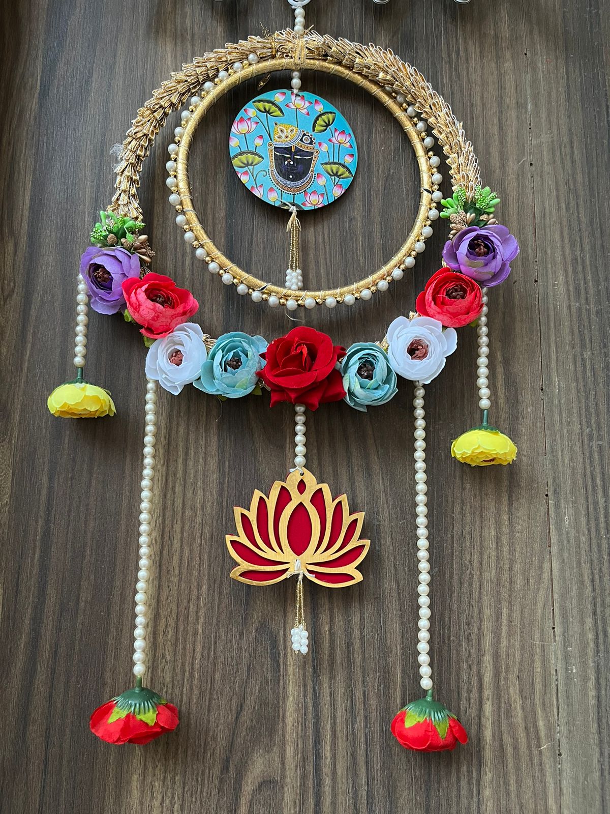 Nutts Lotus Hanging Decorative Wall Accent For Modern Homes