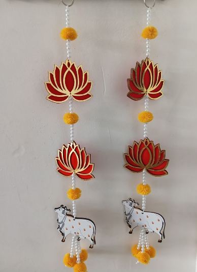 Nutts Lotus Wall Hanging For Temple And Spiritual Decor