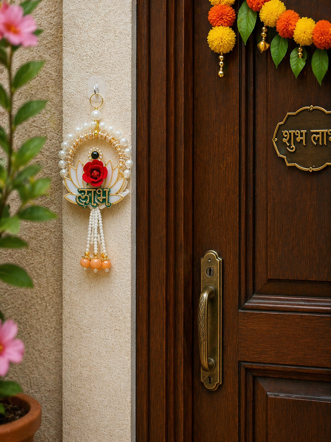 Nutts Lotus Wall Hanging For Peaceful Meditation Room Decor