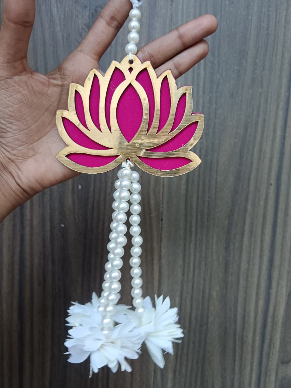 Nutts Lotus Hanging Artistic Decor For Elegant Wall Styling