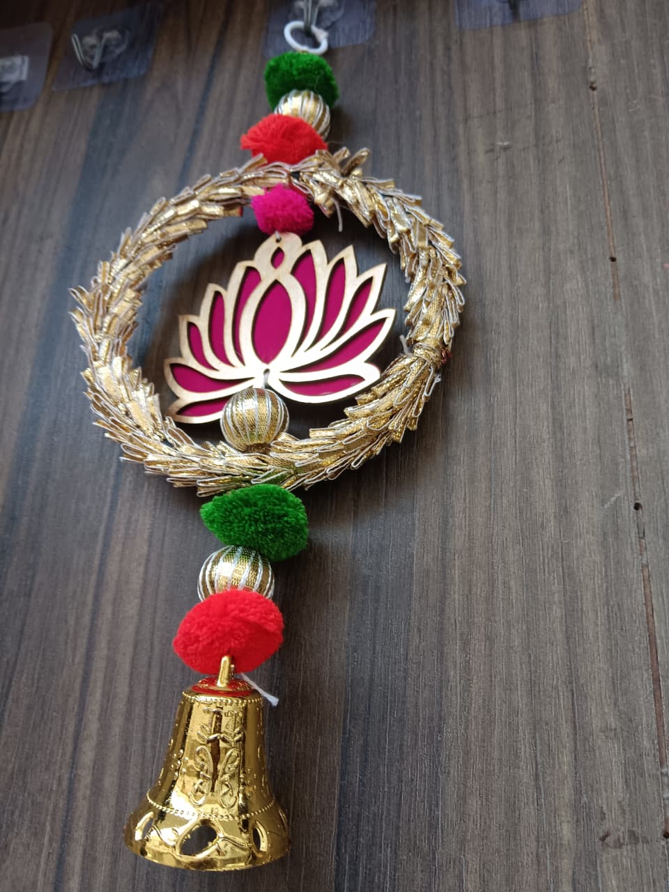 Nutts Lotus Wall Hanging For Home Temple And Mandir Decoration