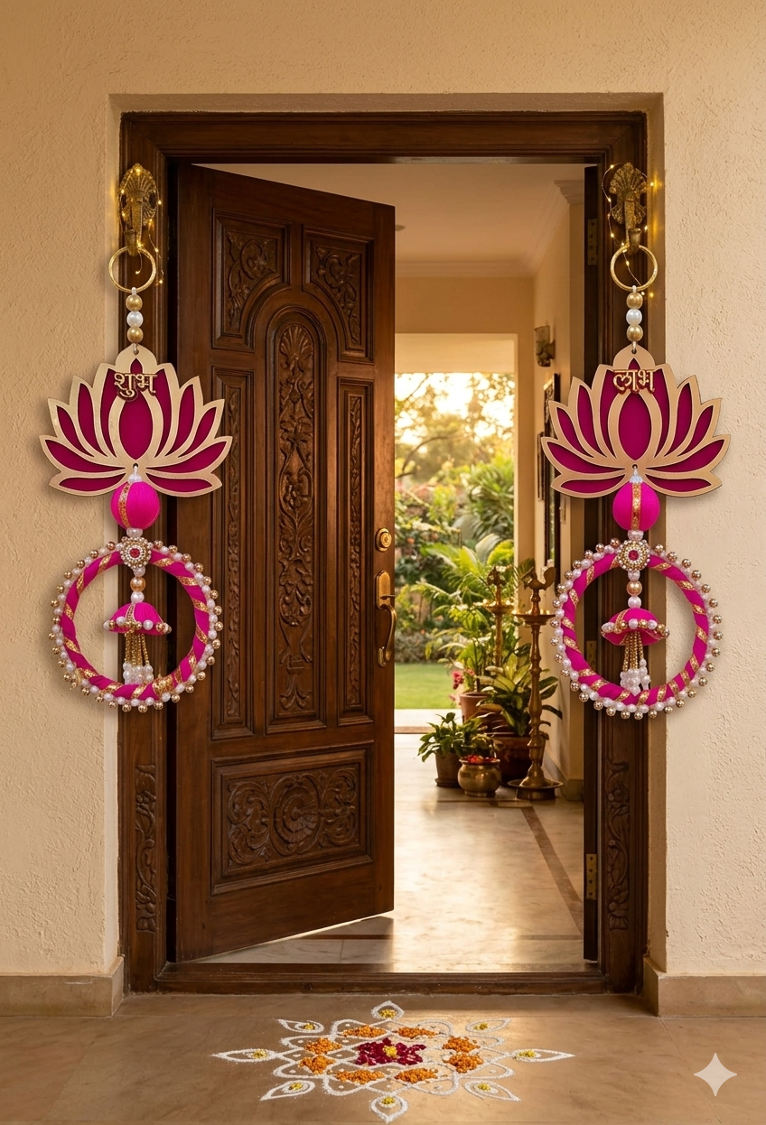 Nutts Lotus Wall Hanging Decorative Accent For Stylish Homes