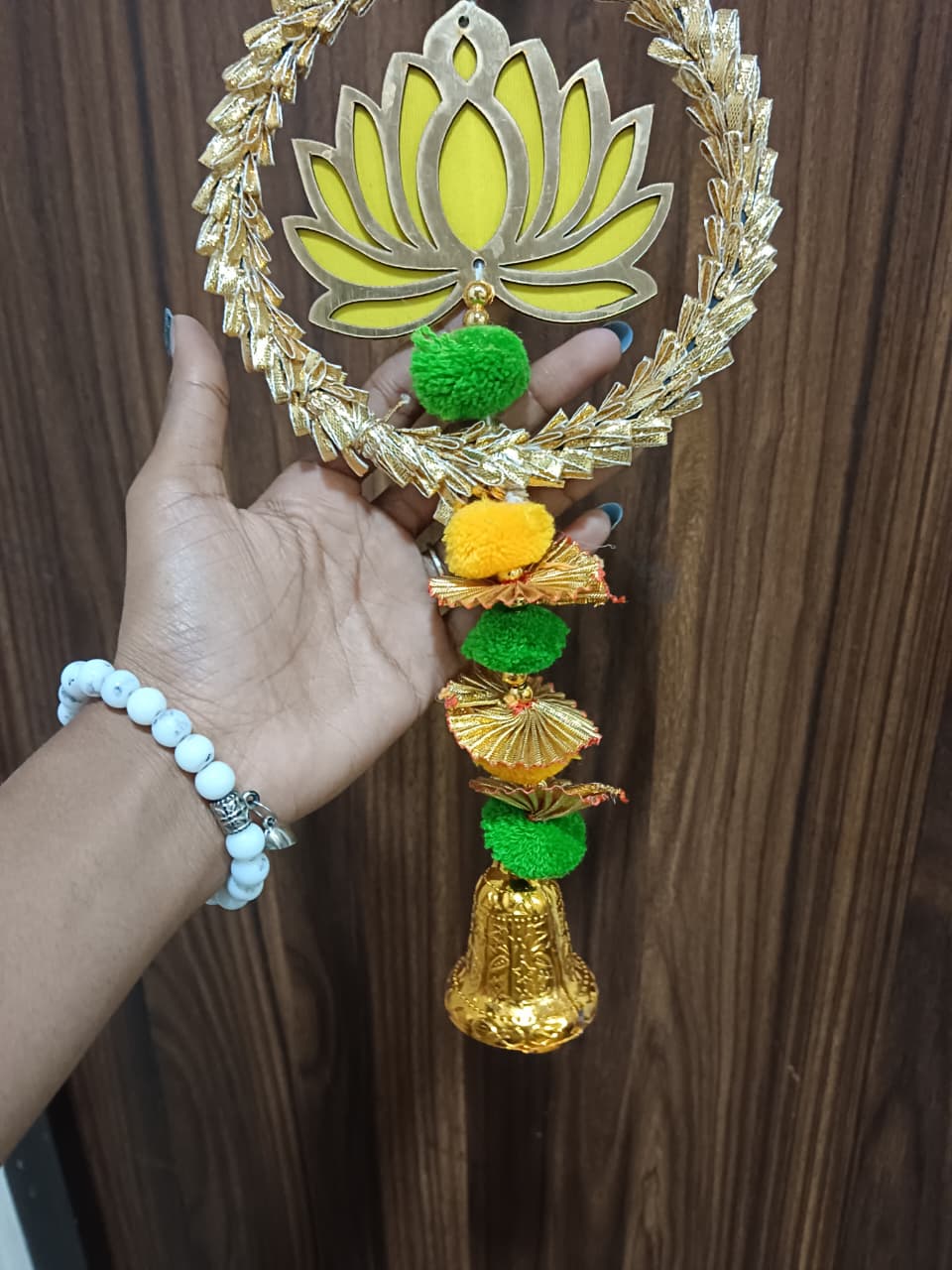 Nutts Lotus Wall Hanging For Living Room And Bedroom Decor