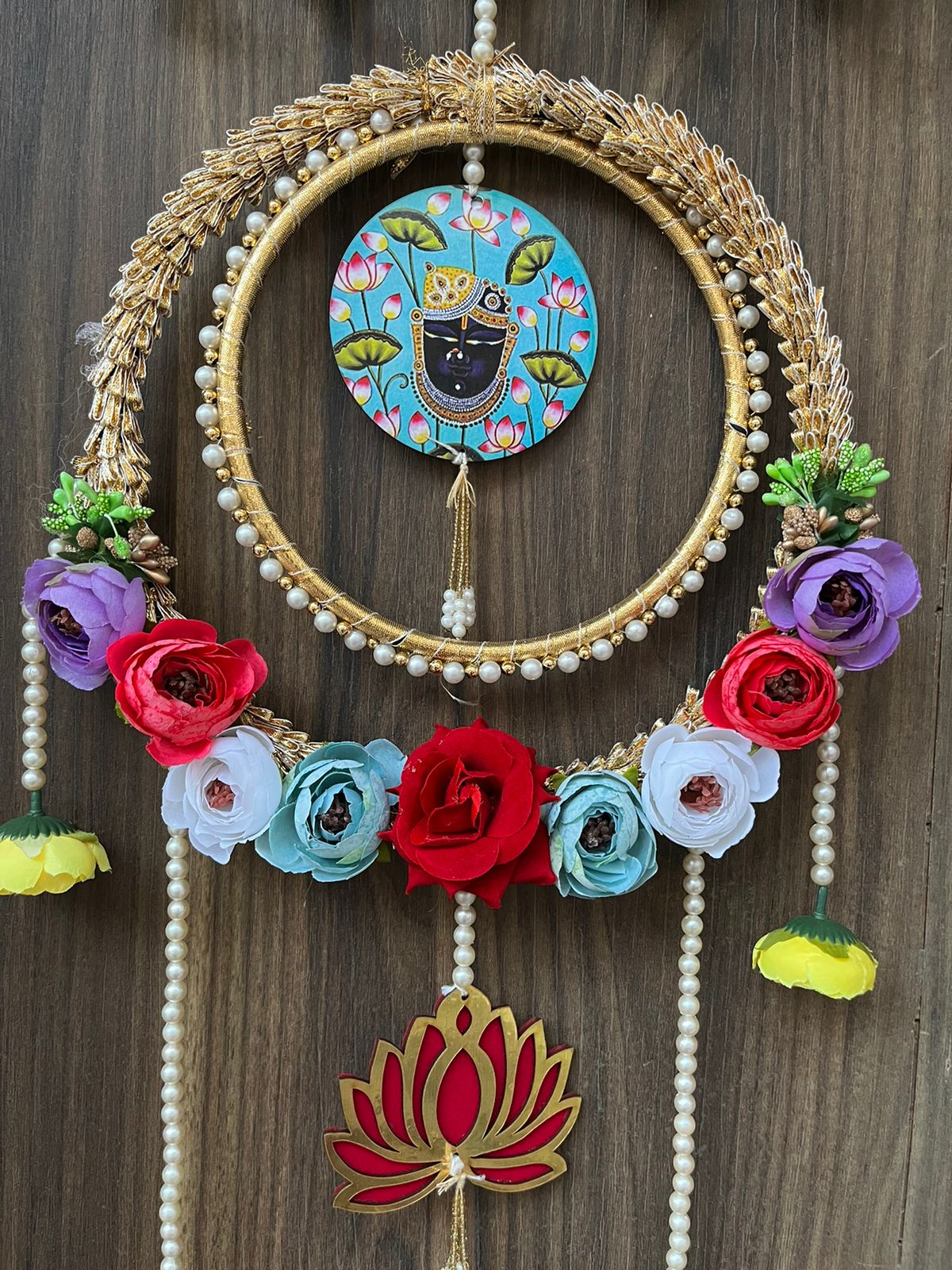 Nutts Lotus Hanging Decorative Wall Accent For Modern Homes