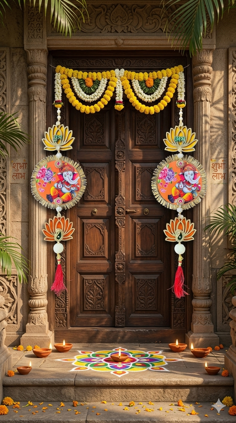 Nutts Lotus Wall Hanging For Yoga Room And Meditation Space