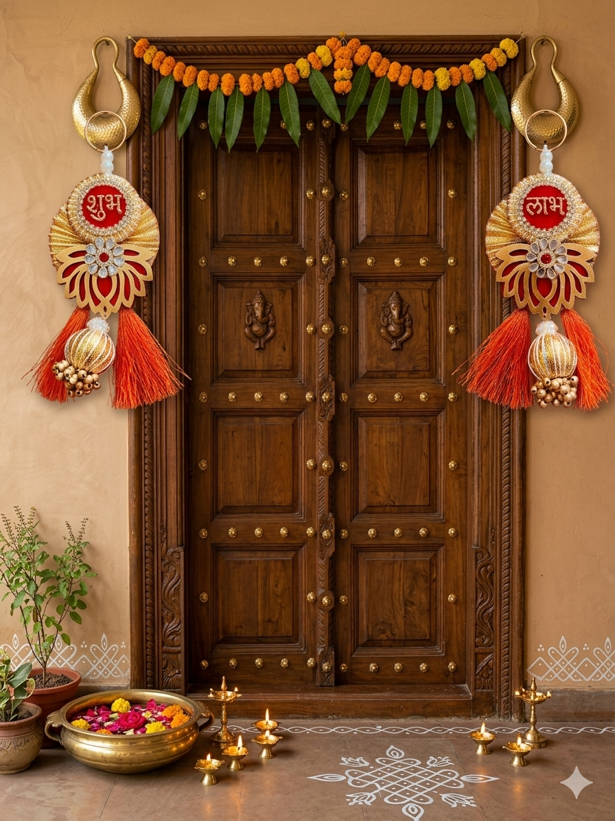 Nutts Lotus Hanging Elegant Wall Decor For Living Room Styling